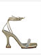 Sante Women's Sandals In Gold Colour 23-258-20