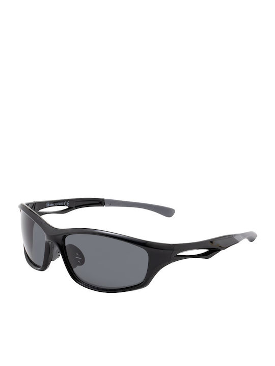Riviera Men's Sunglasses with Black Plastic Fra...