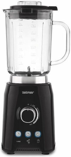 Zelmer Μπλέντερ με Γυάλινη Κανάτα 1.75 lt 1200W Μαύρο ZSB4799B