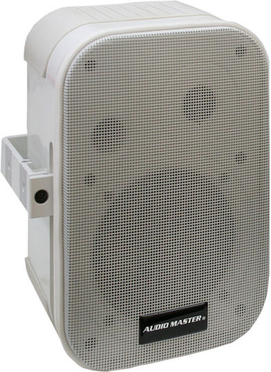 Audio Master Παθητικό Επιτοίχιο Ηχείο 50W (Τεμάχιο) 15.2x13x22.6εκ. Λευκό