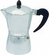 Rosberg Μπρίκι Espresso 3cups Inox Ασημί