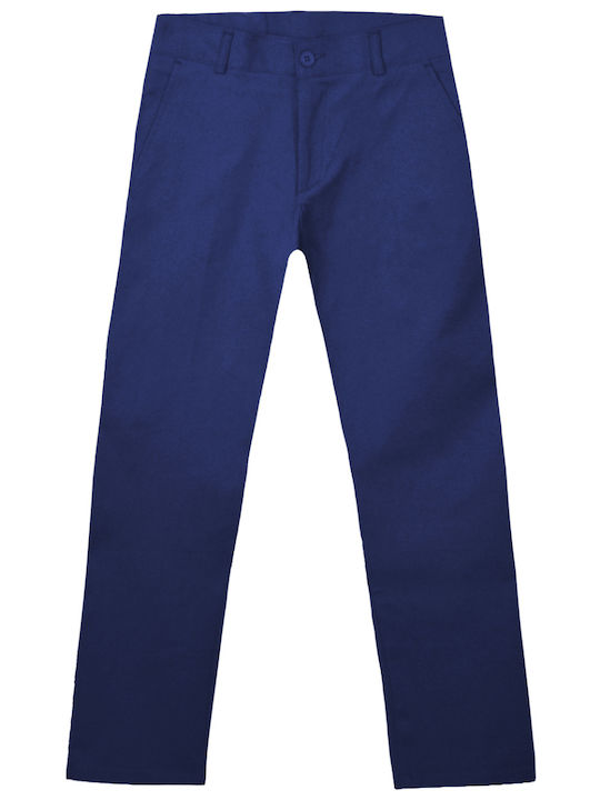 Energiers Pantaloni chino copii din material textil Albastru