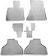 Set of Front and Rear Mats 6pcs Tray Type for BMW X5 / X6 Gray