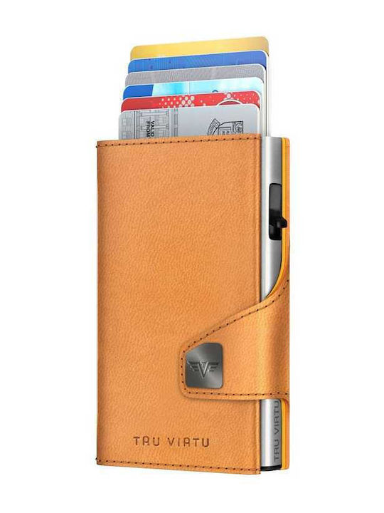 Tru Virtu Click & Slide Leather Men's Wallet Ca...