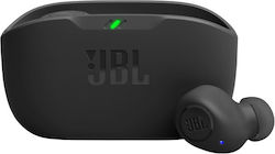 JBL Wave Buds Bluetooth Handsfree Căști cu husă de încărcare Negră