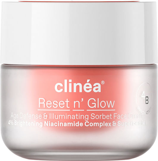 Clinea Reset n' Glow Sorbet Creme Gesicht Tag 50ml