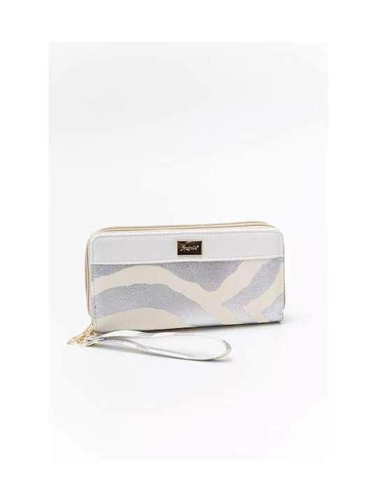 Fragola Μεγάλο Γυναικείο Πορτοφόλι Ivory Zebra