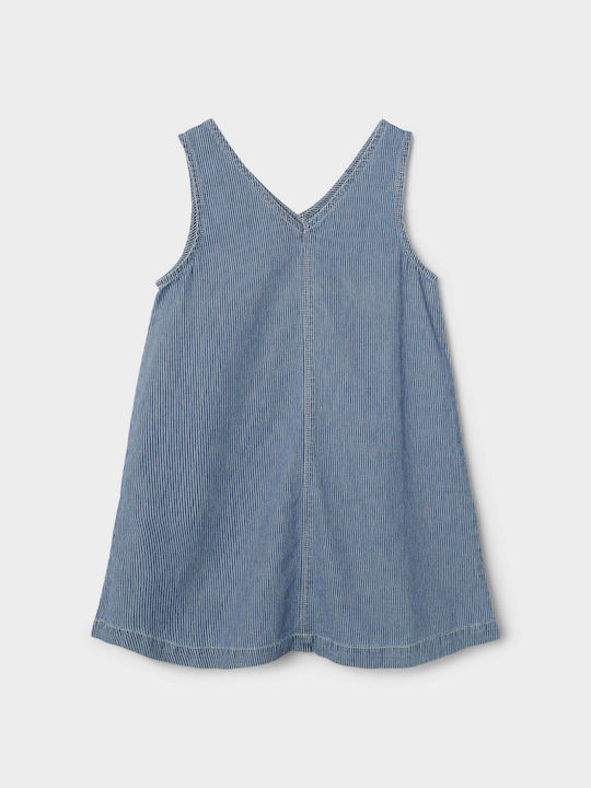 Name It Kids Dress Denim Sleeveless Blue