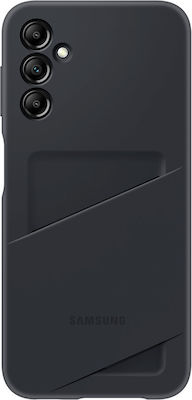 Samsung Card Slot Cover Back Cover Σιλικόνης Μαύρο (Galaxy A14)