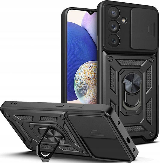 Tech-Protect Camshield Pro Back Cover Πλαστικό / Σιλικόνης Μαύρο (Galaxy A14)