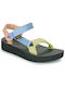 Teva Teva Damen Flache Sandalen Flatforms in Mehrfarbig Farbe