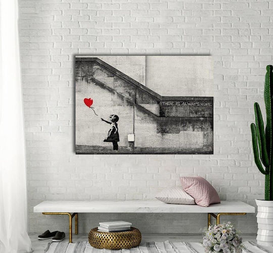 17175 Картина Копие на Banksy Платнен 100x70см