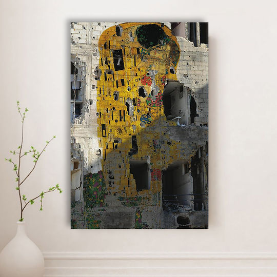 The Kiss Painting Copy of Gustav Klimt on Canvas 35x50cm