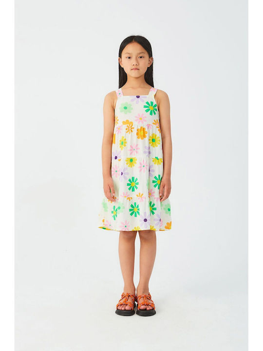 Children's Dress Sleeveless Floral Multicolour
