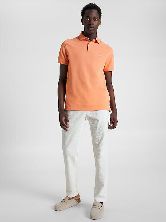 1985 Polo Short Sleeve Blouse Coral