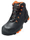 Uvex Waterproof Boots Safety Black S3 with Certification ESD ,SRC