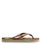 Havaianas Top Animals Frauen Flip Flops in Gold Farbe