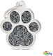My Family Shine Hundemarke Pfote Schwarz Metall...