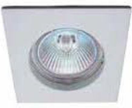Alfa Linea Einzel Spot in Silber Farbe