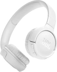 JBL Tune 520BT Ασύρματα Bluetooth On Ear Ακουστικά με 57 ώρες Λειτουργίας Λευκά