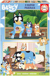 Wooden Kids Puzzle Bluey & Her Family for 3++ Years 32pcs Educa