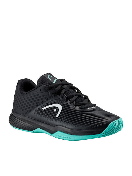Revolt Pro 4.0 Kids Sports Shoes Tennis with Laces Black