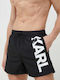 Karl Lagerfeld Herren Badebekleidung Shorts Schwarz