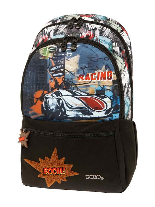 Polo Minor Racing School Bag Backpack Elementary, Elementary Multicolored