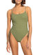Roxy One-Piece Swimsuit with Open Back Loden Green