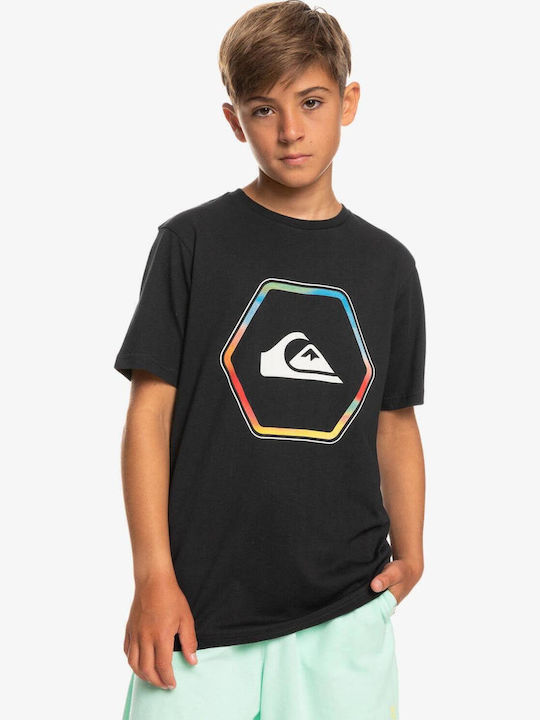 Παιδικό T-shirt Μαύρο In Shapes
