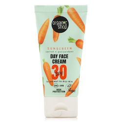 Organic Shop Carrot Sonnenschutz Creme Für das Gesicht SPF30 50ml