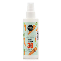 Organic Shop Carrot Sunscreen Lotion for the Body SPF30 in Spray 150ml