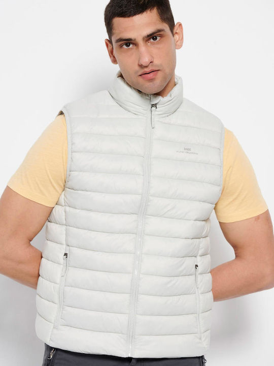 Funky Buddha FBM007-00401 Sleeveless Jacket Puf...