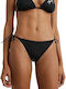 Bikini Slip with Ties Black