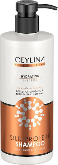 Ceylinn Professional Silk Protein Shampoos Glättung für Trocken Haare 375ml