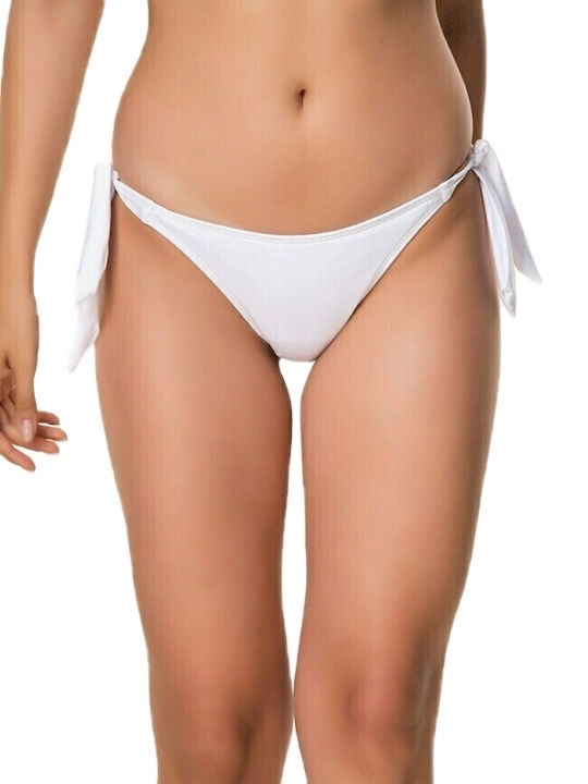 Blu4u Bikini Inferioare Slip Alb
