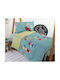Nef-Nef Homeware Παιδικό Κουβερλί Μονό Boys Will Be Boys Petrol 180x220εκ.