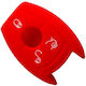 Silicone Car Key Cover Case with 3 Buttons for Mercedes Benz Red