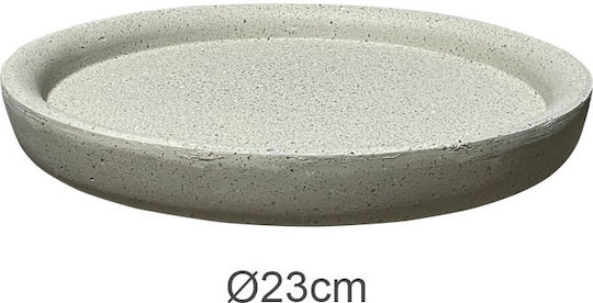 Marhome Teller Topf Kunststoff Beige 23x23cm 06-23224-5