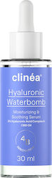 Clinea Hyaluronic Waterbomb Soothing & Anti-Aging Face Serum Booster with Hyaluronic Acid for Revitalization 30ml