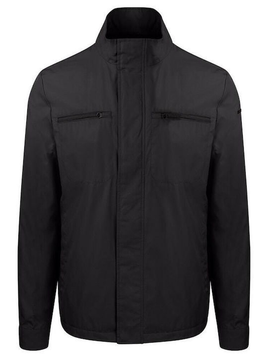 Geox Men's Winter Jacket Windproof Black