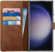 Rosso Deluxe Wallet Δερμάτινο Καφέ (Galaxy S23 ...
