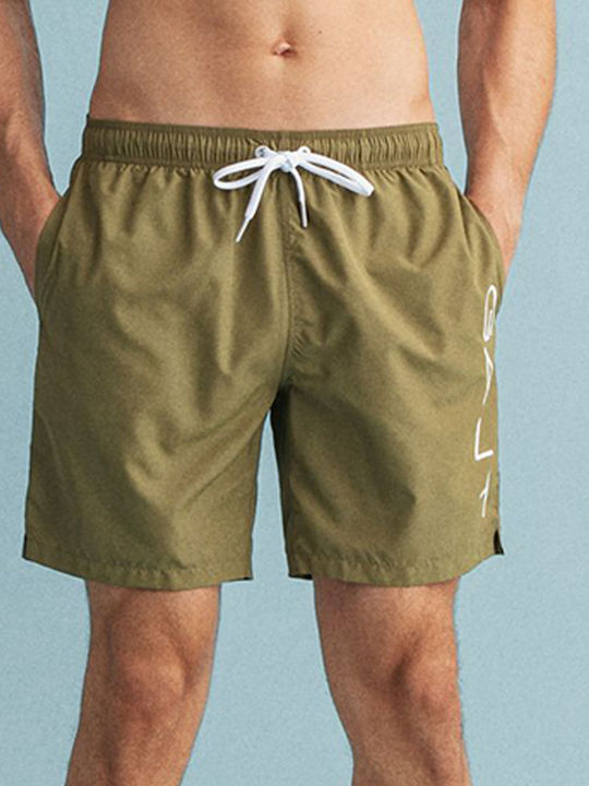 Gant Men's Swimwear Shorts Khaki