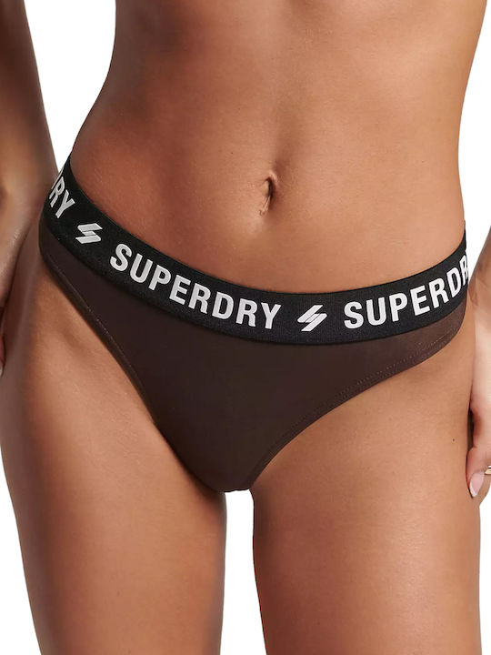 Superdry Bikini Slip Brown