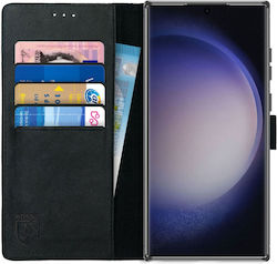 Rosso Deluxe Wallet Δερμάτινο Μαύρο (Galaxy S23...