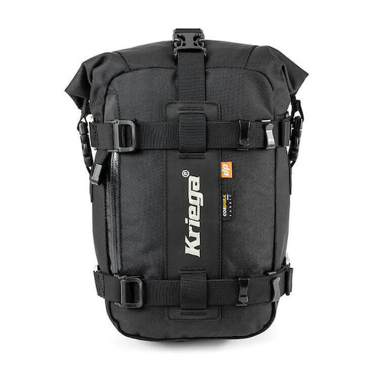 Kriega US-5 Drypack Waterproof Motorcycle Tail Bag 5lt Black
