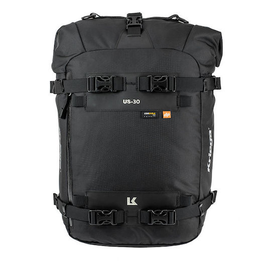 Kriega US-30 Drypack Waterproof Motorcycle Tail Bag 30lt Black