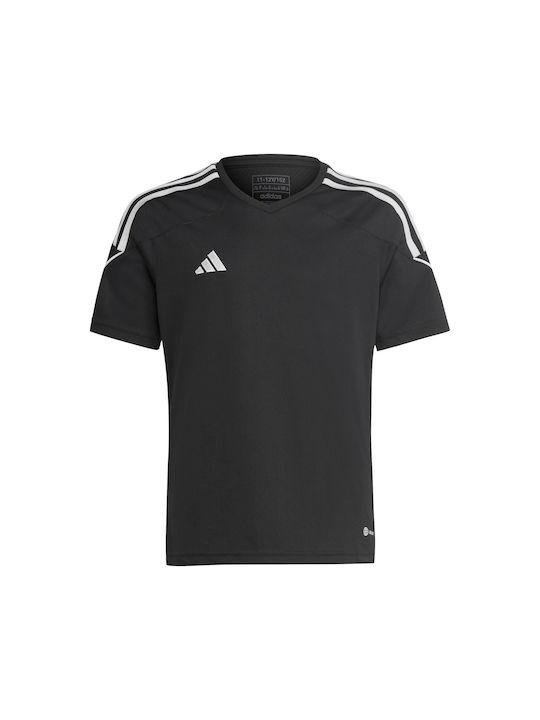 Adidas T-shirt pentru copii Mânecă scurtă Negru