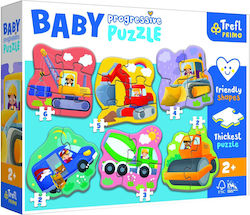 Puzzle pentru Copii Vehicles pentru 2++ Ani 22buc Trefl