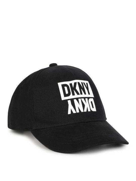 DKNY Παιδικό Καπέλο Jockey Υφασμάτινο Μαύρο